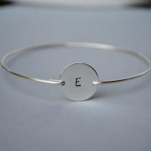SALE TODAY- Silver Personalized Ban..