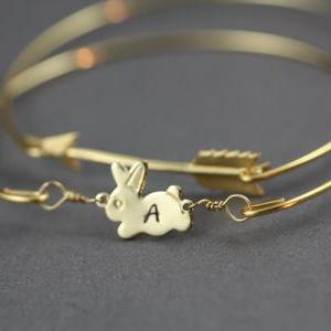 Arrow Bangle Bracelet- Personalized..