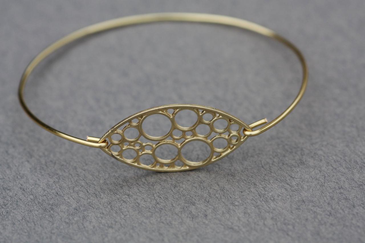 Cosmical Gold Bangle Bracelet- Minimalist Jewelry- Personalized Custom Bangle- Bridesmaids Gift Ideas